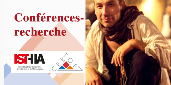 Conférences-recherche ISTHIA-CERTOP : Invité Bernard SCHÉOU – Jeudi 18 octobre 2018, 14h