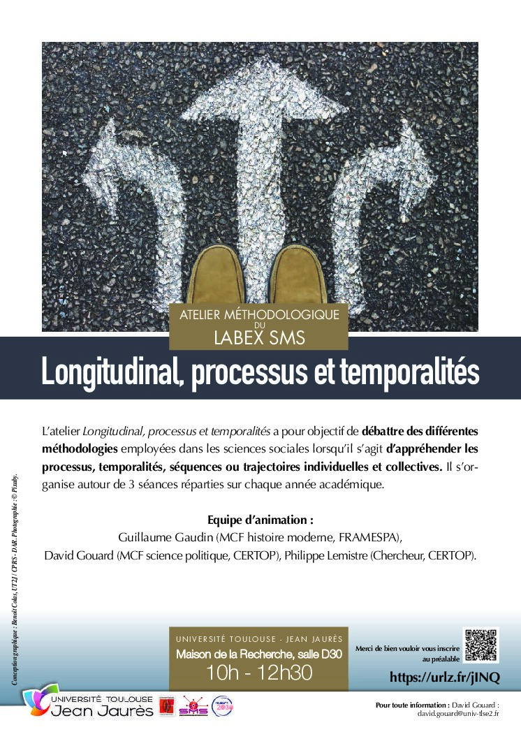 Atelier méthodologique Longitudinal, processus et temporalités – 2022/2023