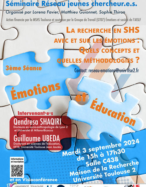 SEMINAIRE  EMOTIONS ET EDUCATION